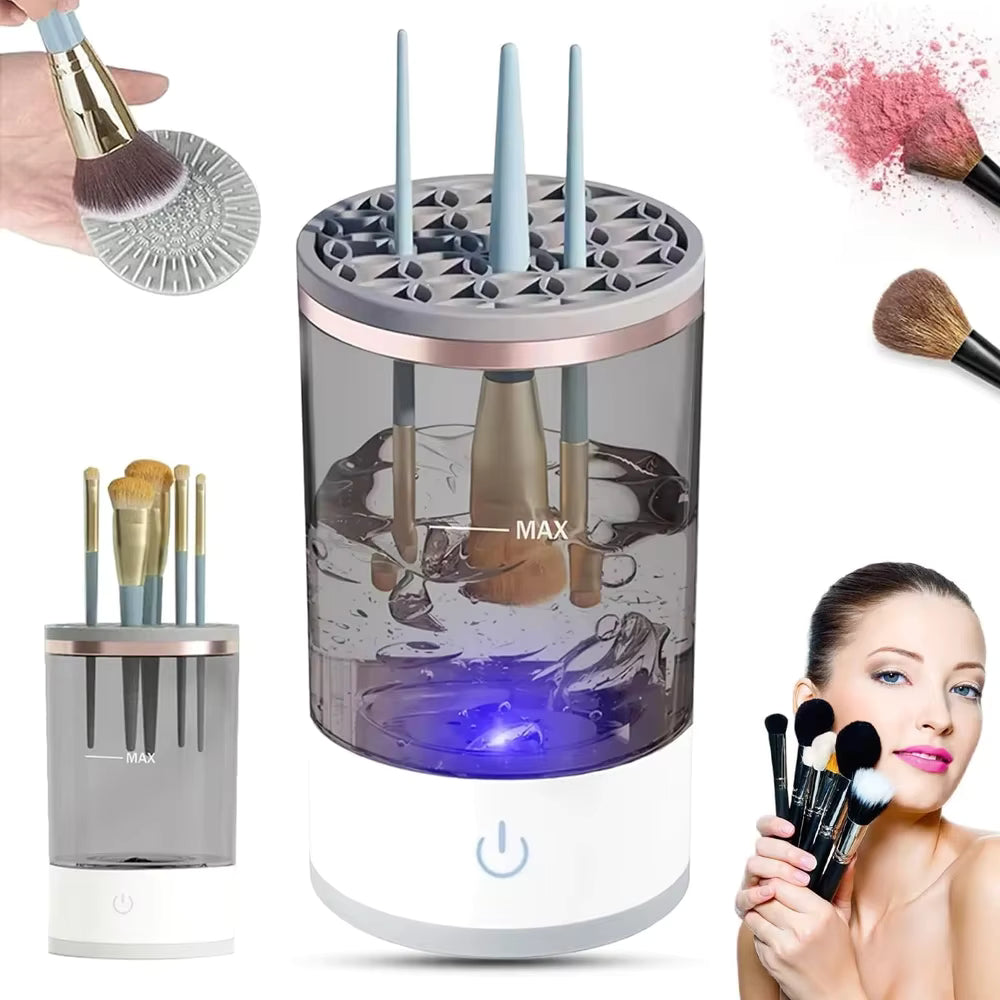 LAVADORA DE BROCHA DE MAQUILLAJE